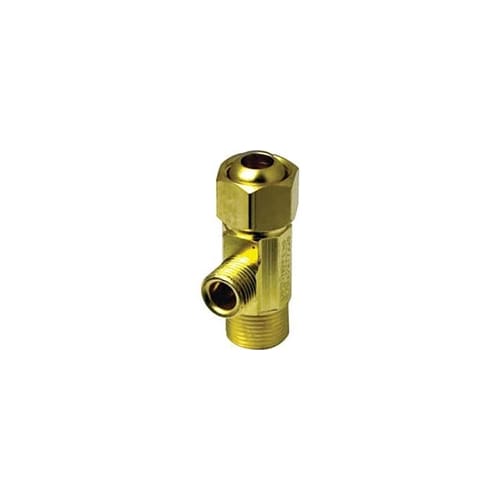 Lincoln Products® 3/8 in. Comp x 3/8 in. Comp x 1/4 in. Comp Compression Adapter Tee